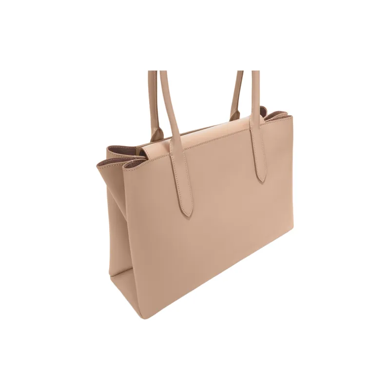 Furla NAPOLI Double Layer Calfskin Tote Bag, Shopping Bag, Shoulder Bag Tubas Women's Light Pink-2