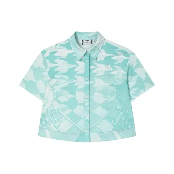 FILA x M.C.ESCHER SS25 Shirt Women's Blue