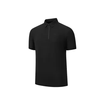 Saucony SS25 Polo Shirt Men's Jet Black