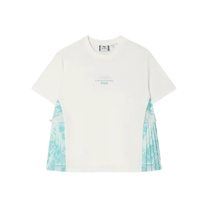 FILA x M.C.ESCHER SS25 T Shirt Women's Cloud White-0