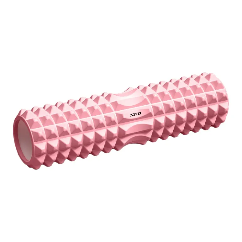SND Hollow Foam Rollers Yoga Fitness Massage Rehabilitation Pink/Blue EVA+PVC Full Body-0