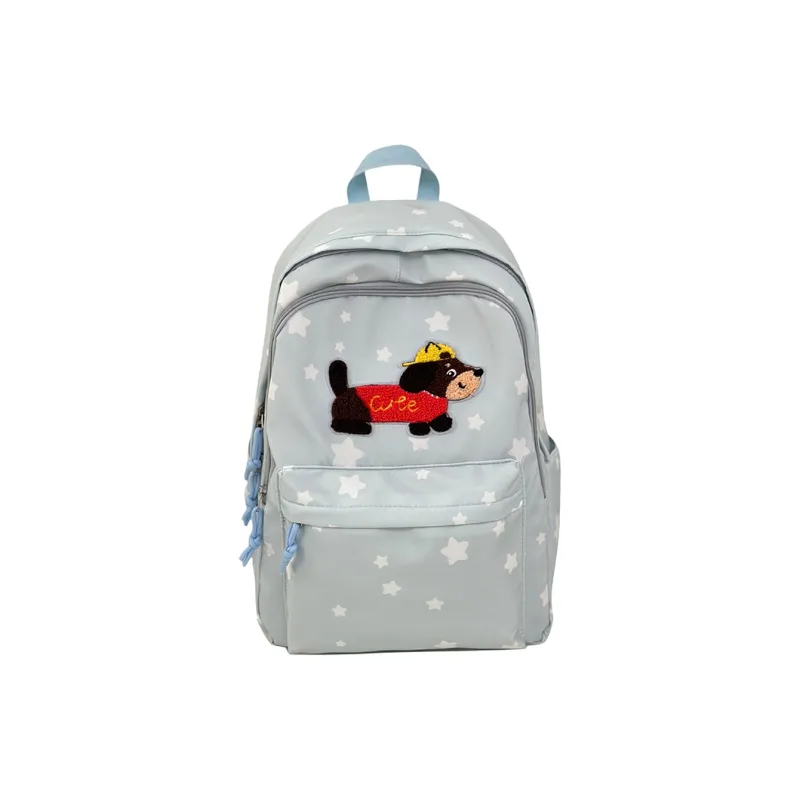 WICKBUEN Nylon Backpack Tubas Women's White/Yellow/Blue-12