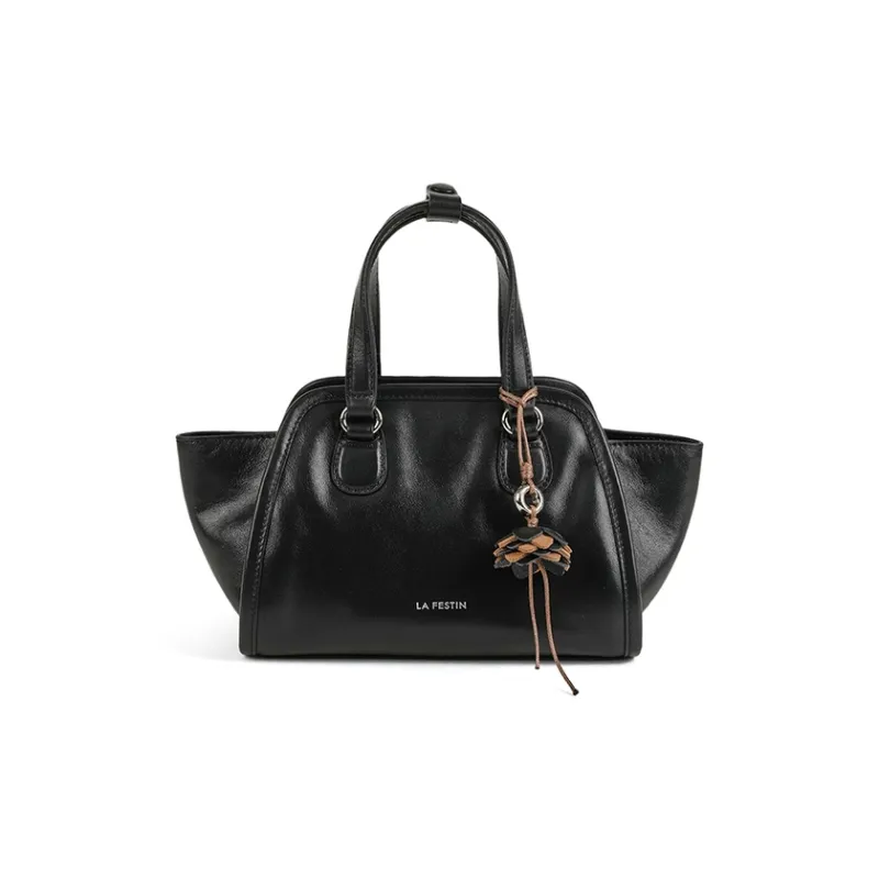 LA FESTIN Top Grain Cow Leather Crossbody Handbag Trumpets Women's Multicolor-12