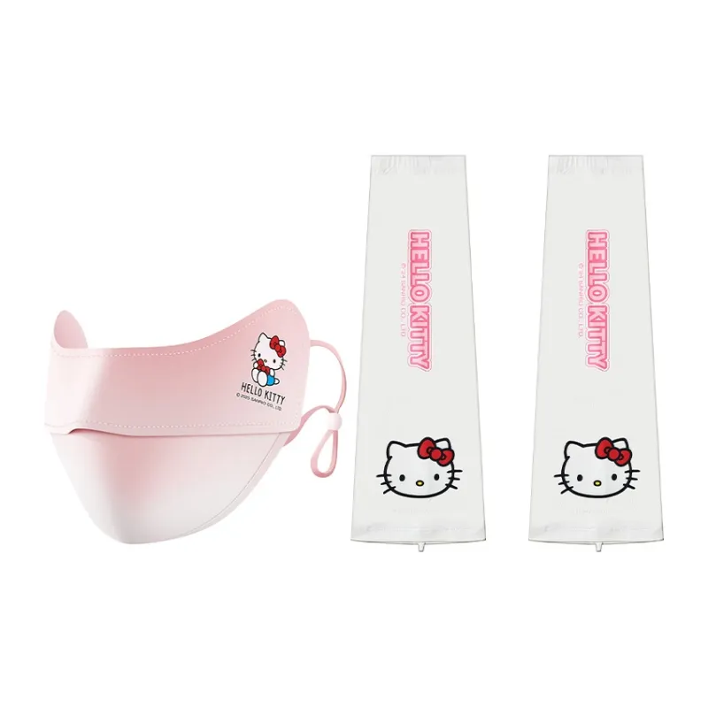 Sanrio Hello Kitty Polyester Sun Protection Sleeves Unisex-0