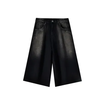 PAINT STAIN Denim Shorts Unisex