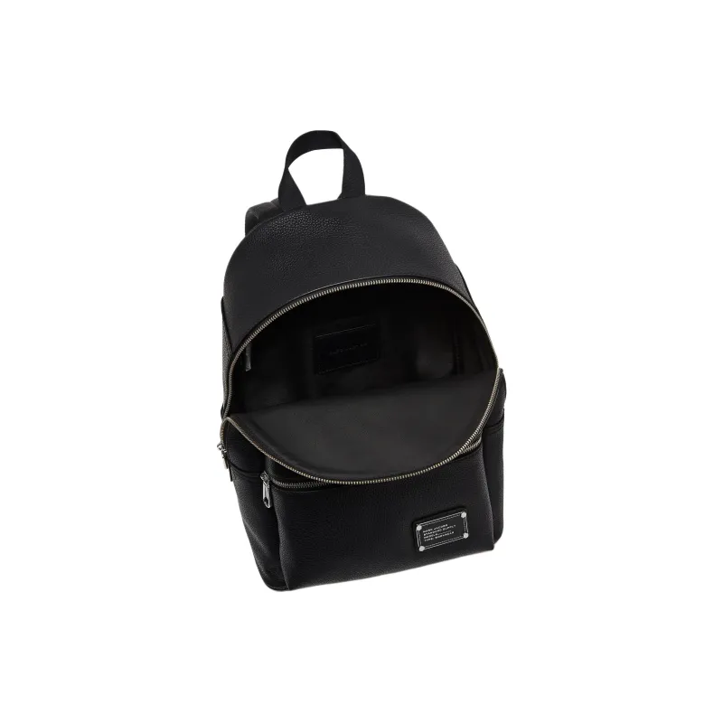 MARC JACOBS Pebble Leather Backpack Unisex Black-3