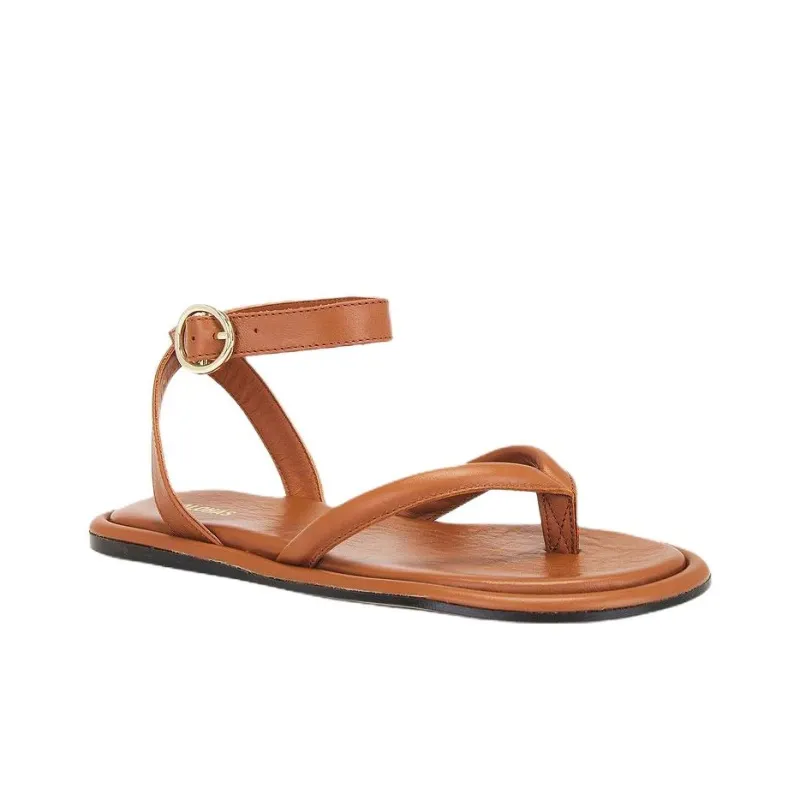 ALOHAS Seneca One Strap Sandals Women's Brown-2