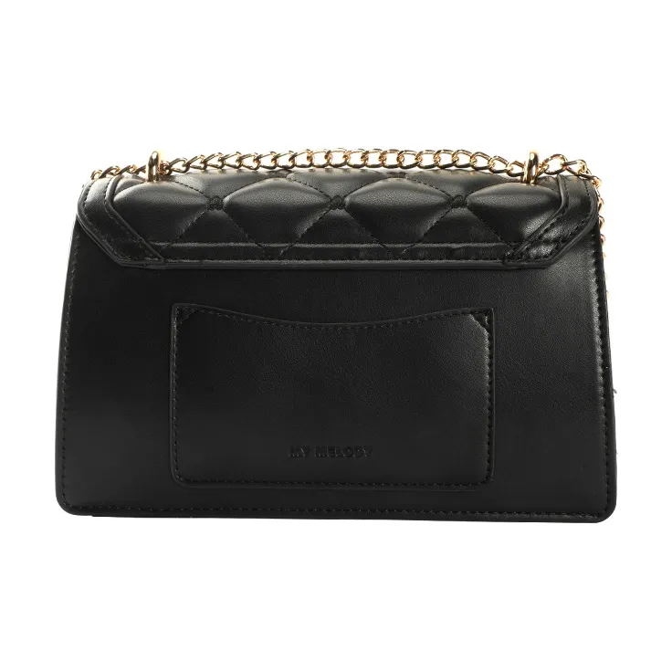SURELAPTOP Mascara, Collaboration Synthetic Leather Shoulder Bag, Crossbody Bag Women's Black-2