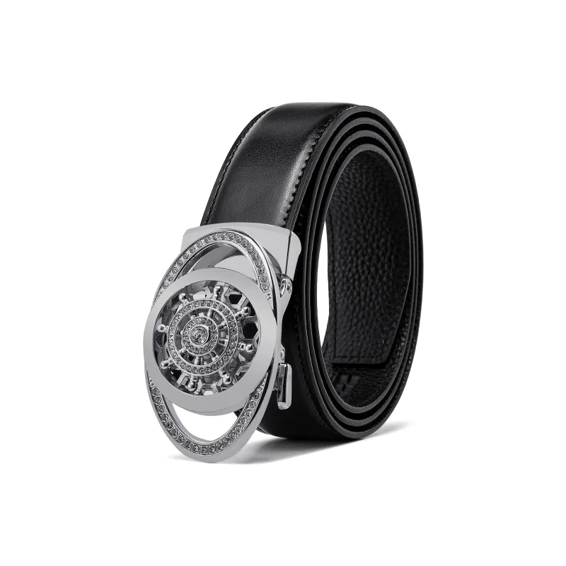 Ace Paul Cow Leather Belt Men's 3.5cm-8