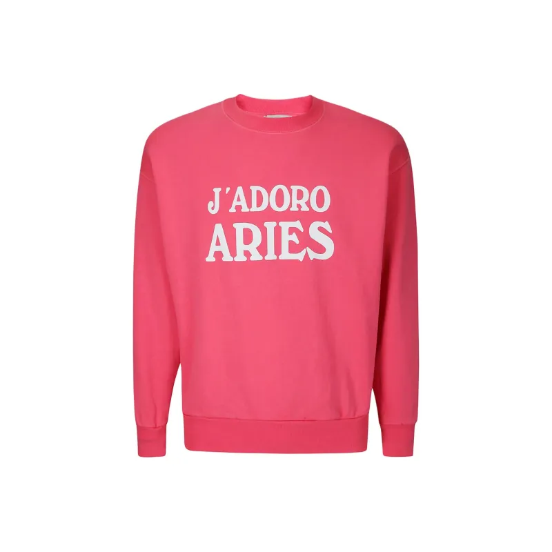 Aries Sweatshirts Women's Pink-0