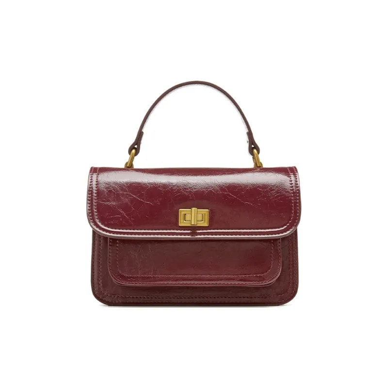 JOSINY Pu Shoulder Bag, Crossbody Bag, Handbag Regular Women's Ecru/Burgundy/Black-3
