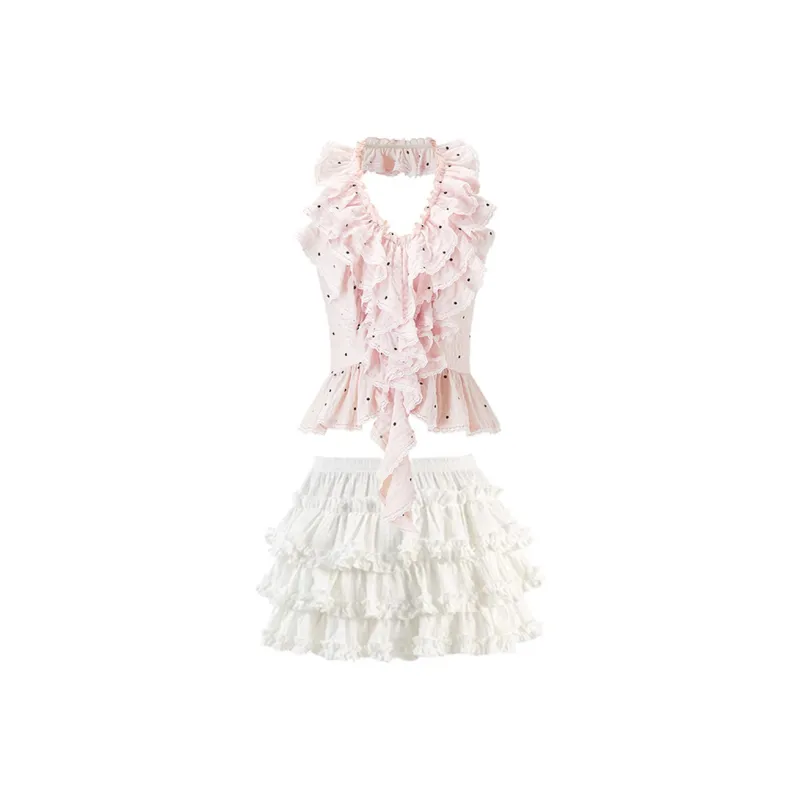 ZCDECO Two Piece Skirt Sets Women's-4