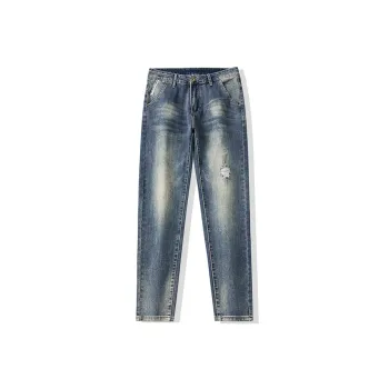 Tonlion Jeans Unisex Vintage Blue