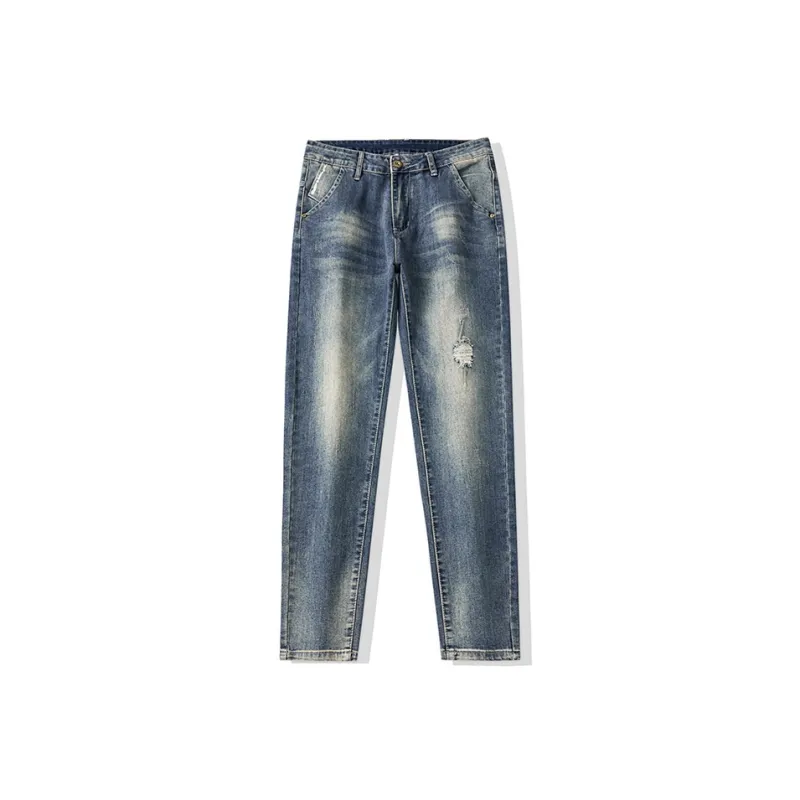 Tonlion Jeans Unisex Vintage Blue-0