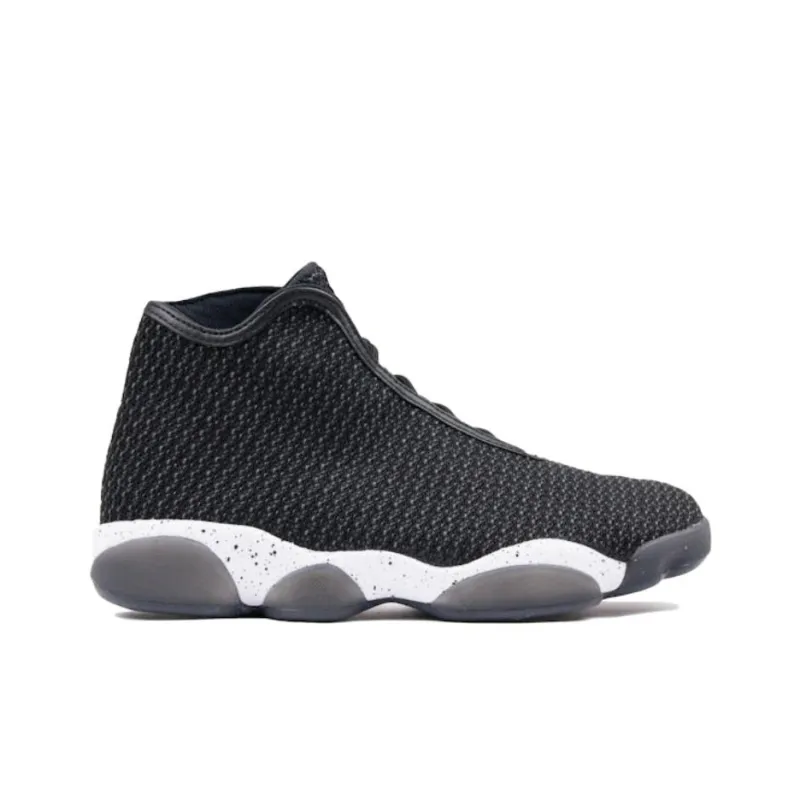 Jordan Horizon Abrasion Resistant High Top Vintage Basketball Shoes Men's Black-1