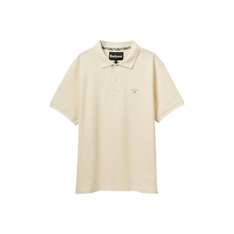 BARBOUR SS25 Polo Shirt Unisex Beige-0