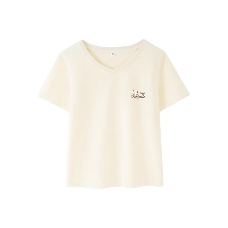 Cotton T Shirts Women's-12