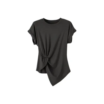 Late White T Shirts Women's Dark Gray