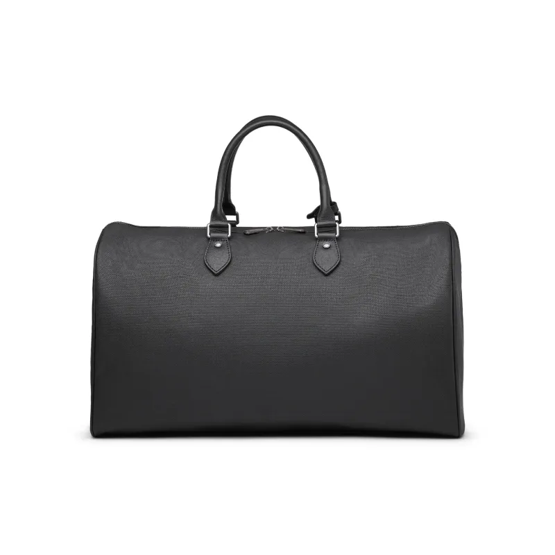 Chrisdien Deny Fabric Travel Handbag Men's Black-1