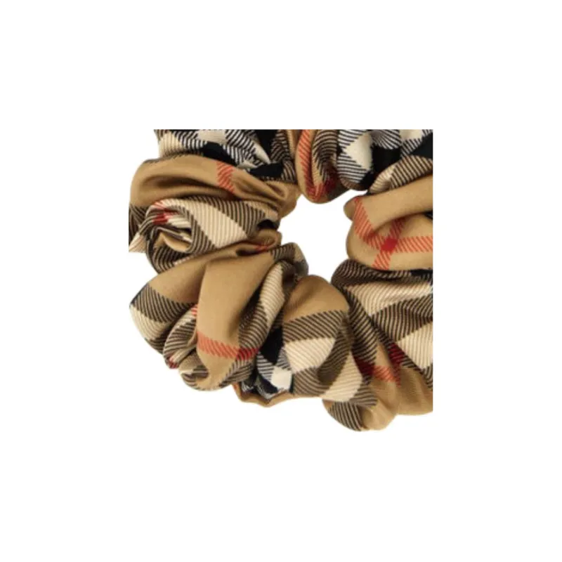 Burberry Silk Hair Tie Women's Brown-2