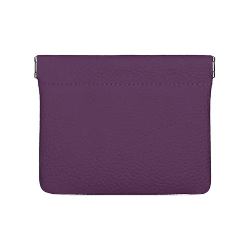 Gorora Top Grain Cow Leather Coin Purse Unisex Multicolor-4