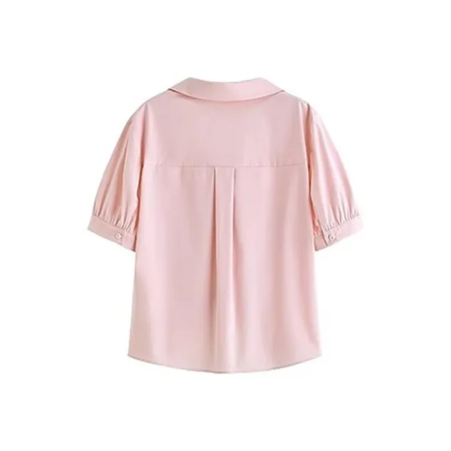 HDFULERN Shirts Women's Pink-1