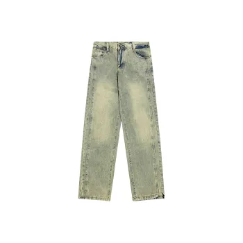 FOREVER 21 Jeans Unisex Yellow Mud