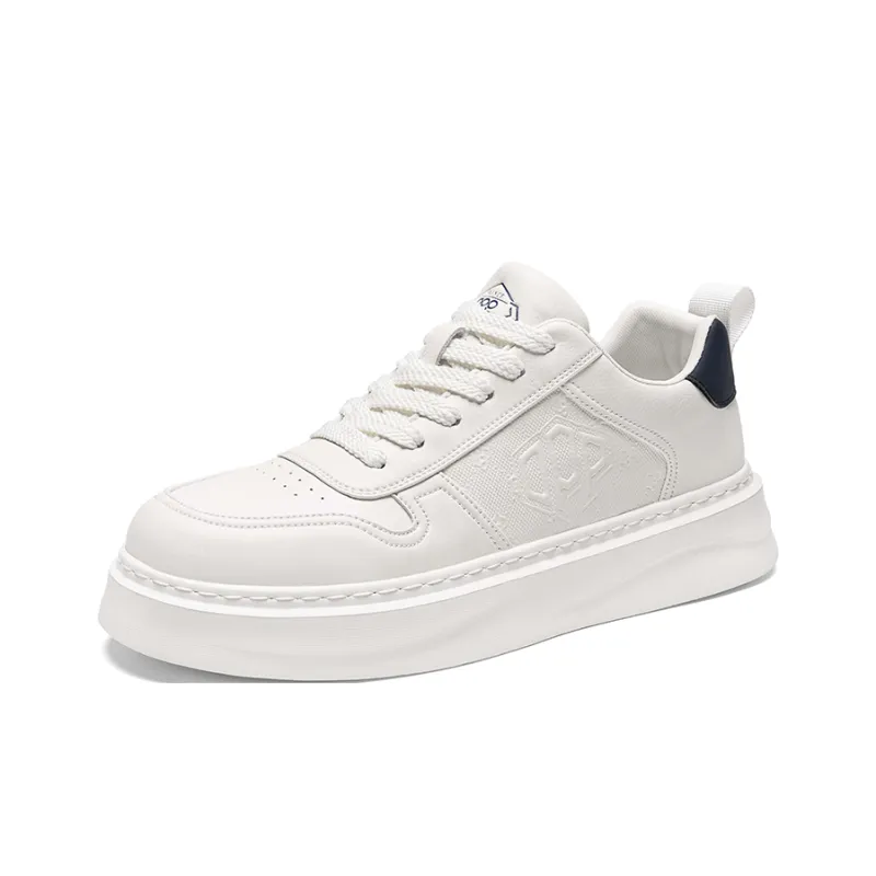 OPP Good Looking, Sports Casual White Sneakers Low Top Skateboard Shoes Men's-1