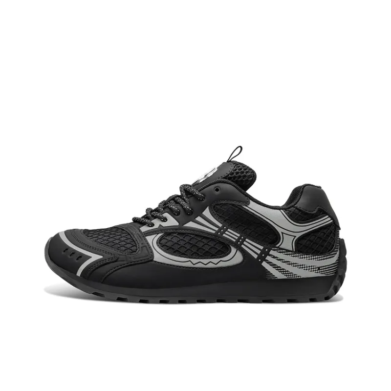 HART DAVIS Crooked Head Shoes Height Increasing, Breathable, Slip Resistant Low Top Casual Shoes Unisex Black-0