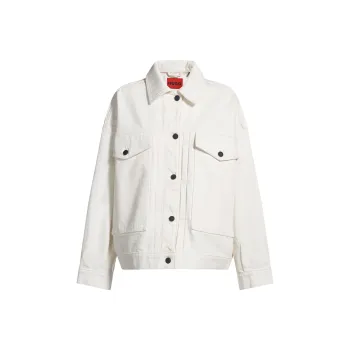 HUGO BOSS Denim Jacket Women's White