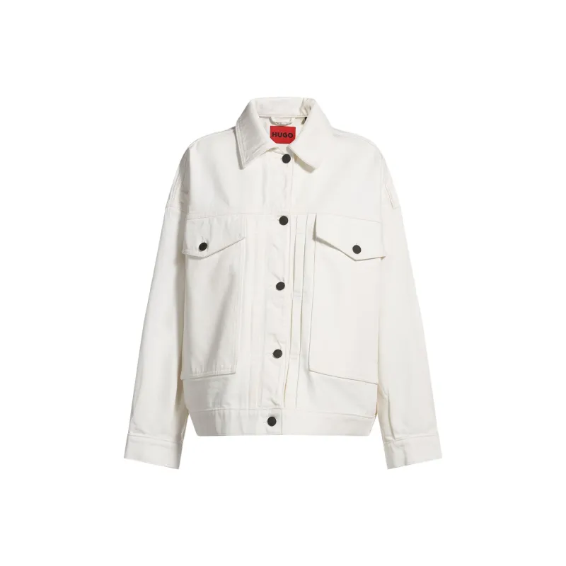 HUGO BOSS Denim Jacket Women's White-0