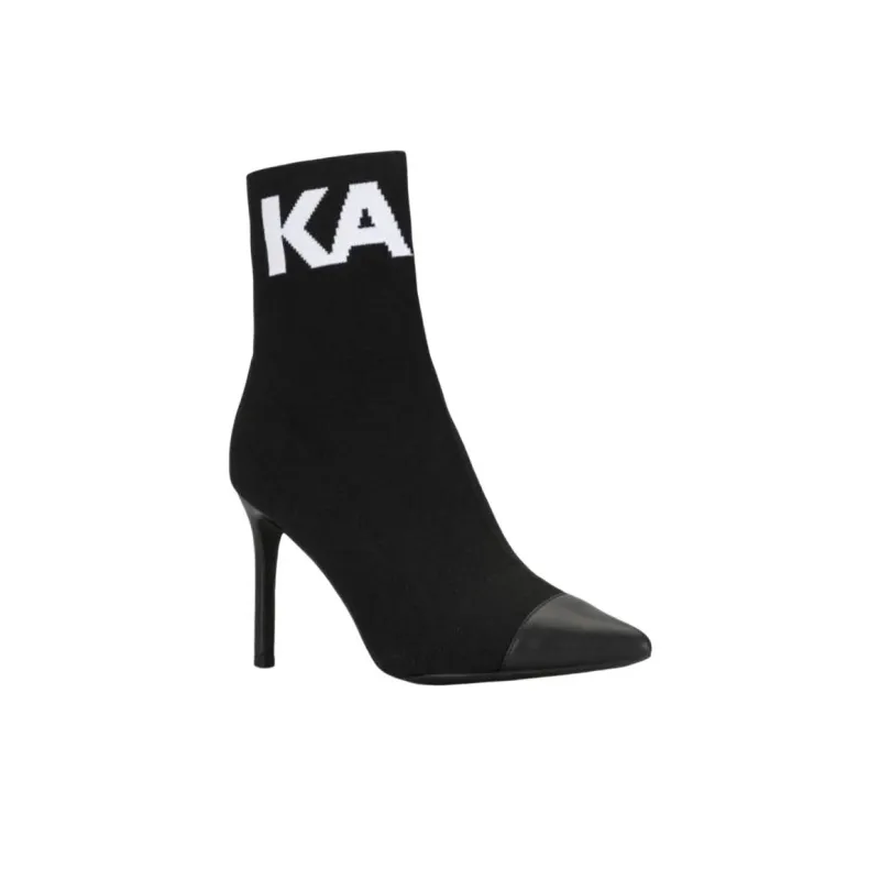 KARL LAGERFELD Pandora Ankle Boots 9.5cm Women's Black-2