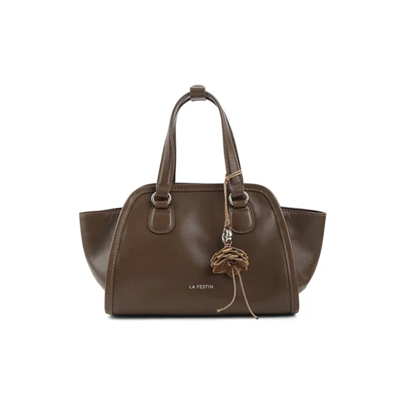 LA FESTIN Top Grain Cow Leather Crossbody Handbag Trumpets Women's Multicolor-16