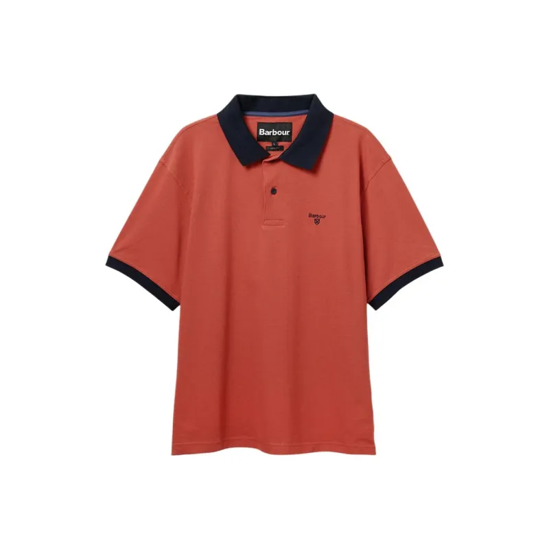 BARBOUR SS25 Polo Shirt Unisex Red-0