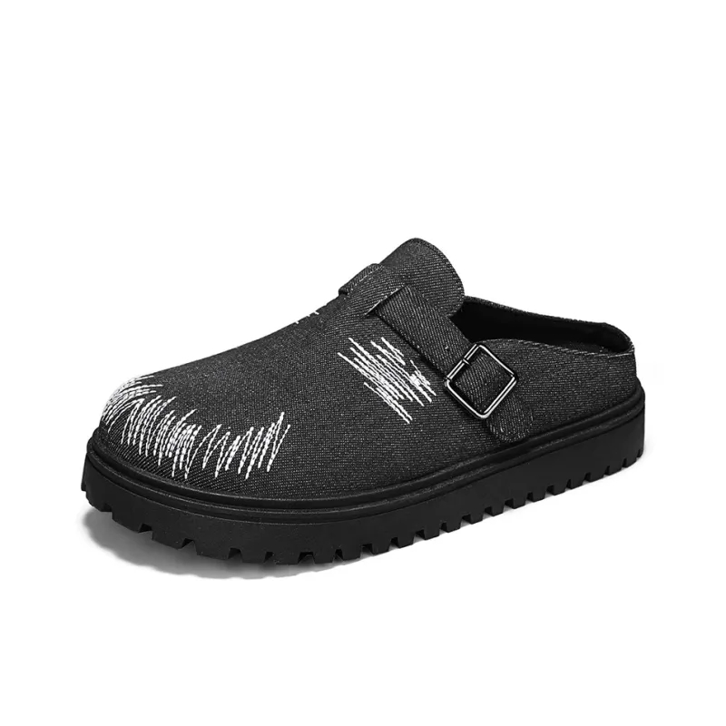 ROBINHOOD Odor Resistant Abrasion Resistant Slip Resistant Antibacterial Closed Toe Slippers Men's-2