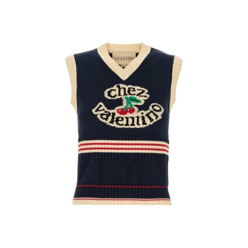 Valentino Tank Top Women's Marine Blue-0