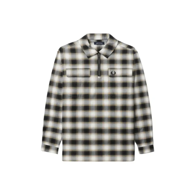 FRED PERRY Shirts Men Wall White-0
