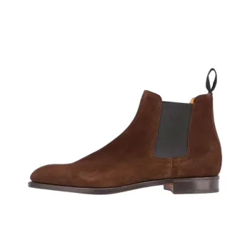 JOHN LOBB Lawry Short Chelsea Boots Men's Brown