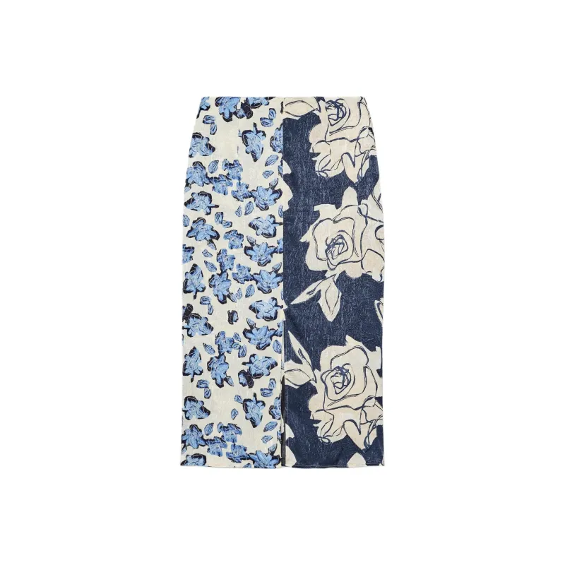 ZARA Casual Long Skirts Women's Multicolor-1