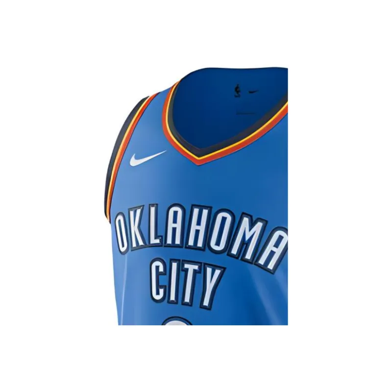 Nike X NBA Basketball Jersey Men's Blue-2