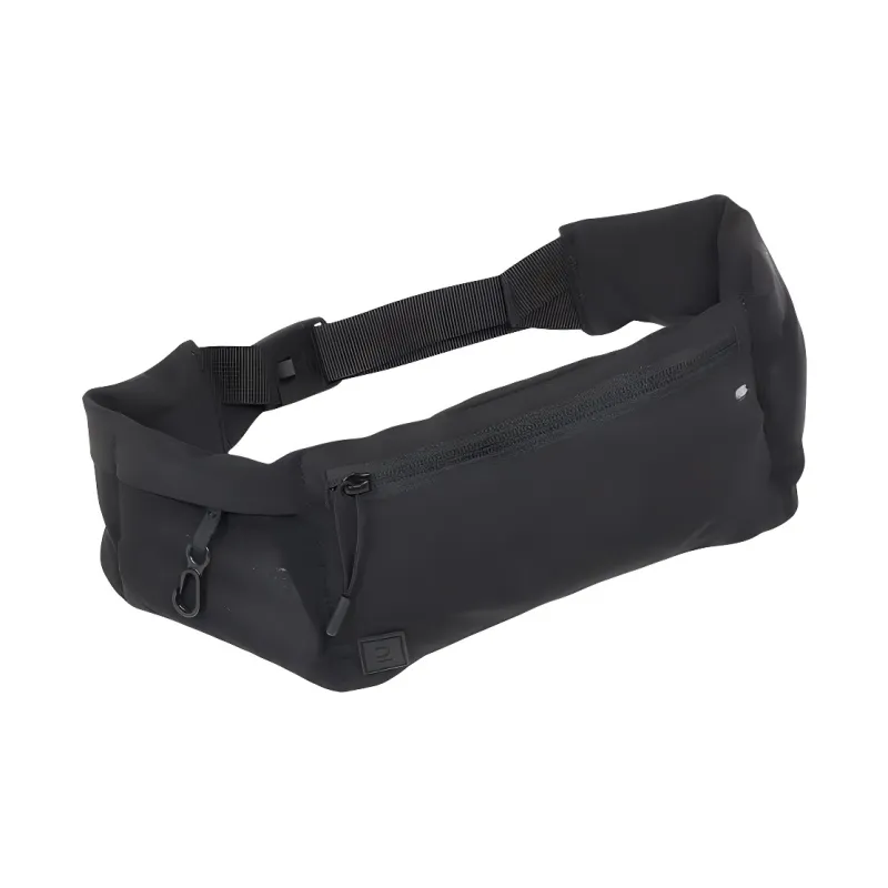 DECATHLON Polyester Fanny Pack Regular Unisex Black-0