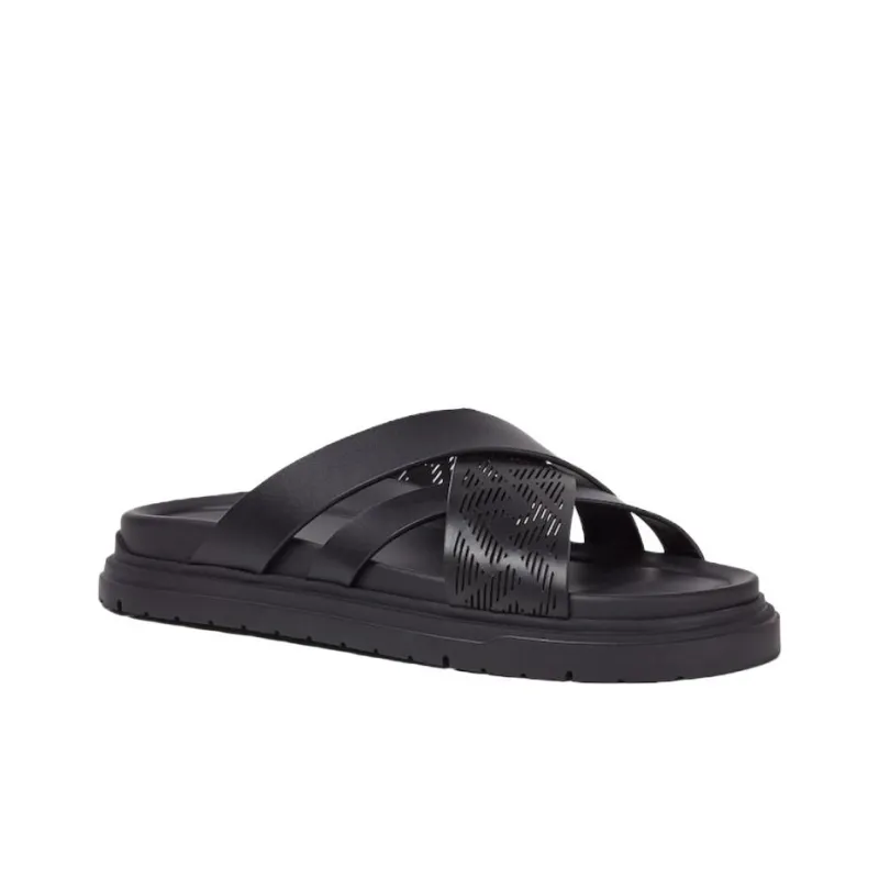 FENDI Slip Resistant Slide Slippers Men's Black-1