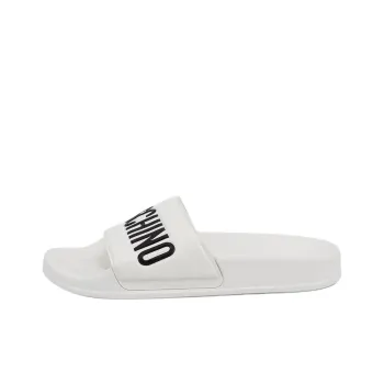 MOSCHINO Slide Slippers Men's White