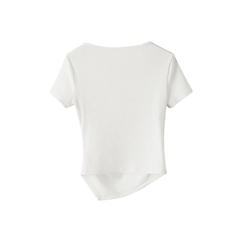 XIMENG Regular T Shirt Women's White-1