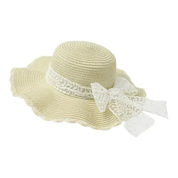 FREE RABBITⅡ Summer Seaside Beach Wave Edge Large Brim Sun Protection Sun Hat Bucket Hats Women's