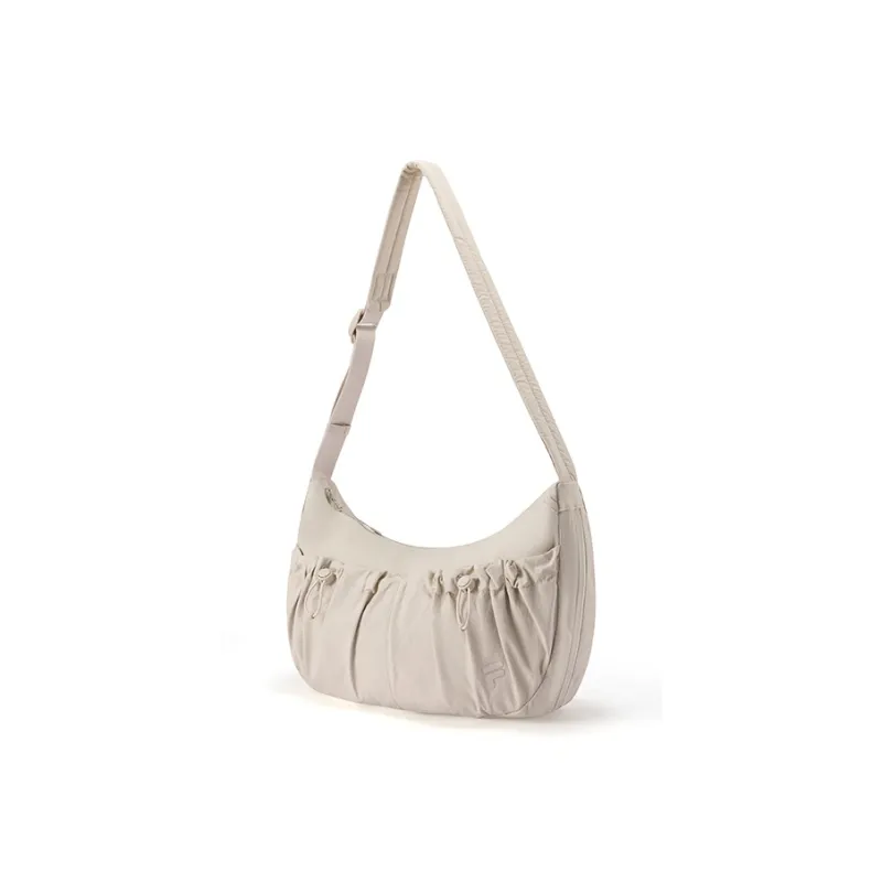 FILA FUSION Fabric Shoulder Bag Unisex Sue Beige Khaki-1
