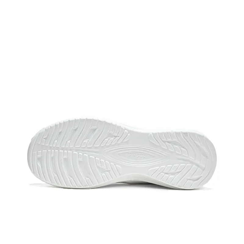 Warrior Cushioning Rebound Height Increasing Lightweight Slip Resistant Low Top Running Shoes Women's White Blue-4