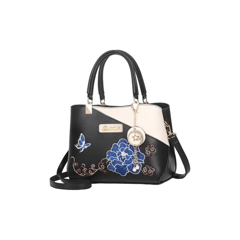 Boniu PU Tote Crossbody One Shoulder Handbag Women's Multicolor-0
