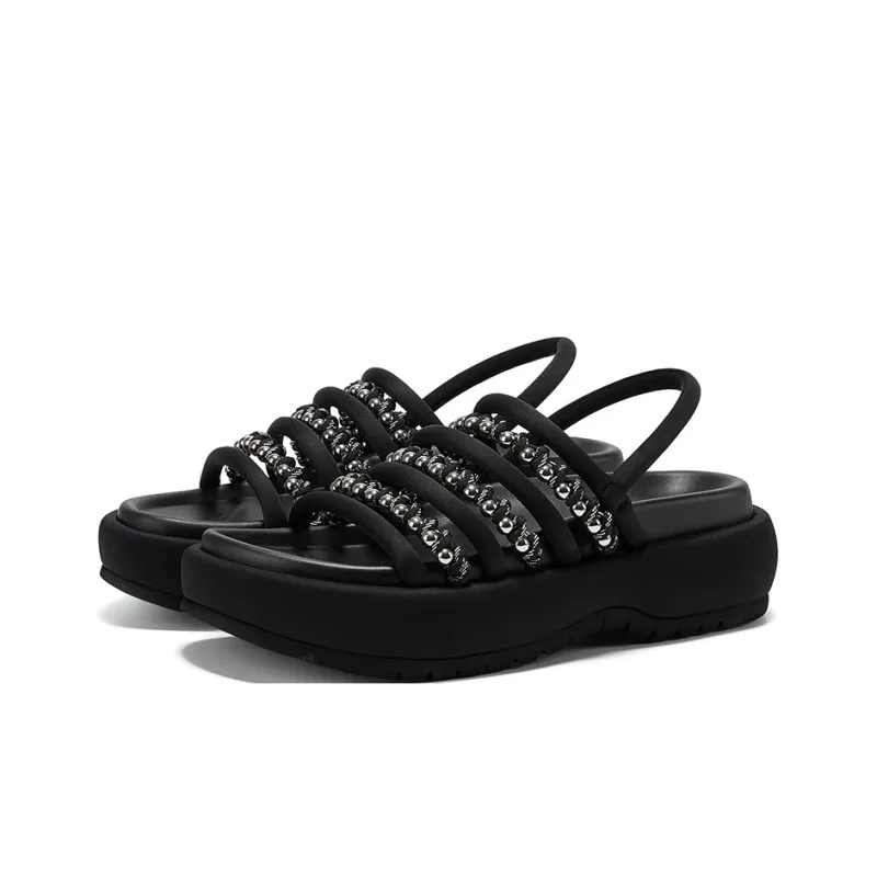 GG CC Urban Chic Style Platform Sandal Women's-1