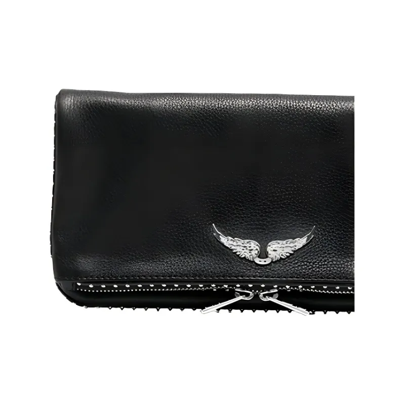 Zadig & Voltaire Studded Clutch Bag-4